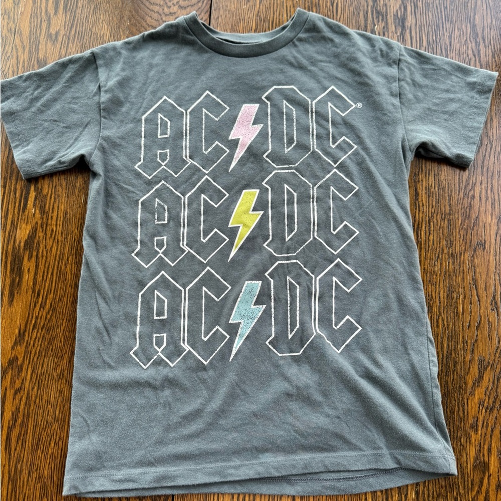 AC/DC Kids Graphic T-Shirt - Gray